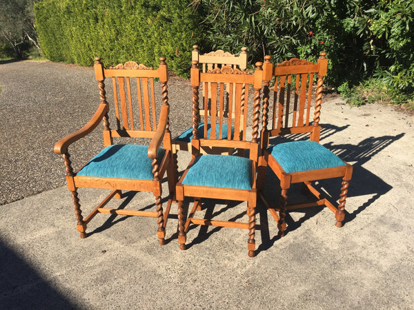 Barley twist chairs for sale clearance