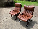 Module Leather Chairs 70s