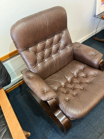 Leather Scandinavian Chair