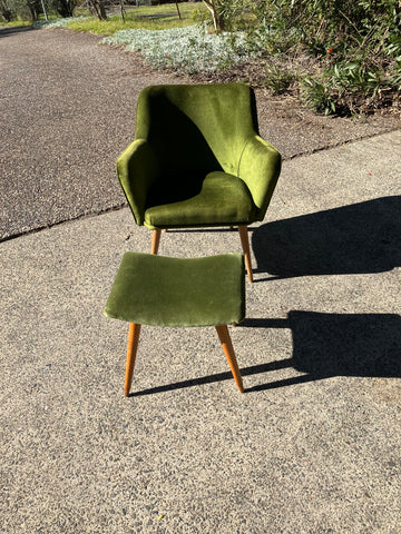 60s Lounge Chair and footstool