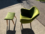 60s Lounge Chair and footstool