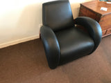 Leather Designer Chair - Marlborough Antiques