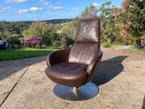 Natuzzi Swivel Chair 90s - Marlborough Antiques