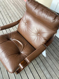 Chocolate Brown Leather Tessa T8 with Arms - Marlborough Antiques