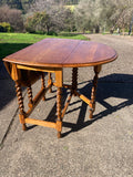 Drop Side Table English Oak. - Marlborough Antiques