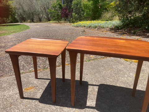 Side Tables Retro Teak 70s. - Marlborough Antiques