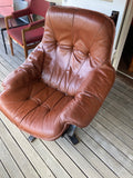 Mid Century Leather arm chair