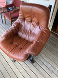 Mid Century Leather arm chair