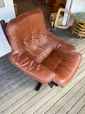 Mid Century Leather arm chair