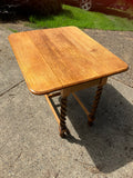 Oak dropside table