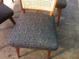 1970s upholstered Dining Chairs x 4 - Marlborough Antiques
