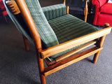 Danish Deluxe Arm Chairs 1970s retro - Marlborough Antiques